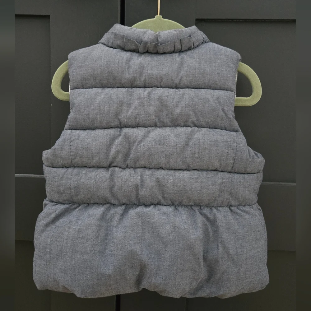 Baby GAP Chambray Puffer Vest